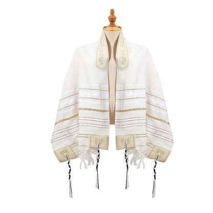 1pc Candlestick Prayer Shawl Morning Prayer Shawl Prayer Scarf